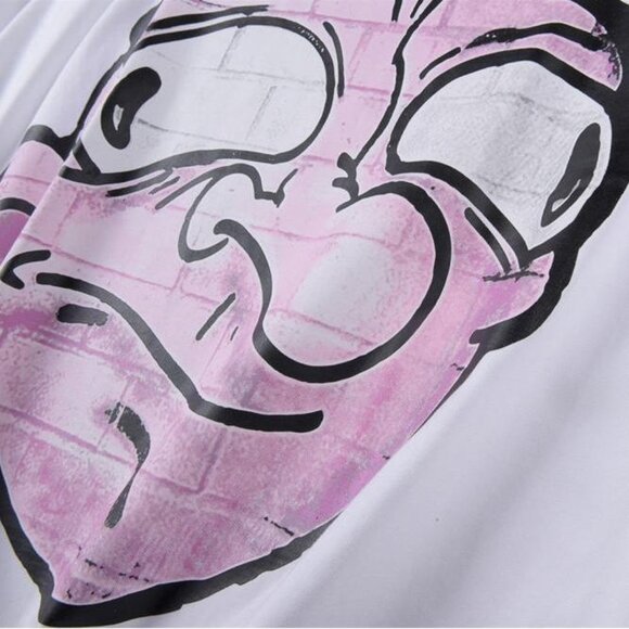 Billionaire Studios Quirky Pink Brick Face T Shirt - Picture 5 of 5